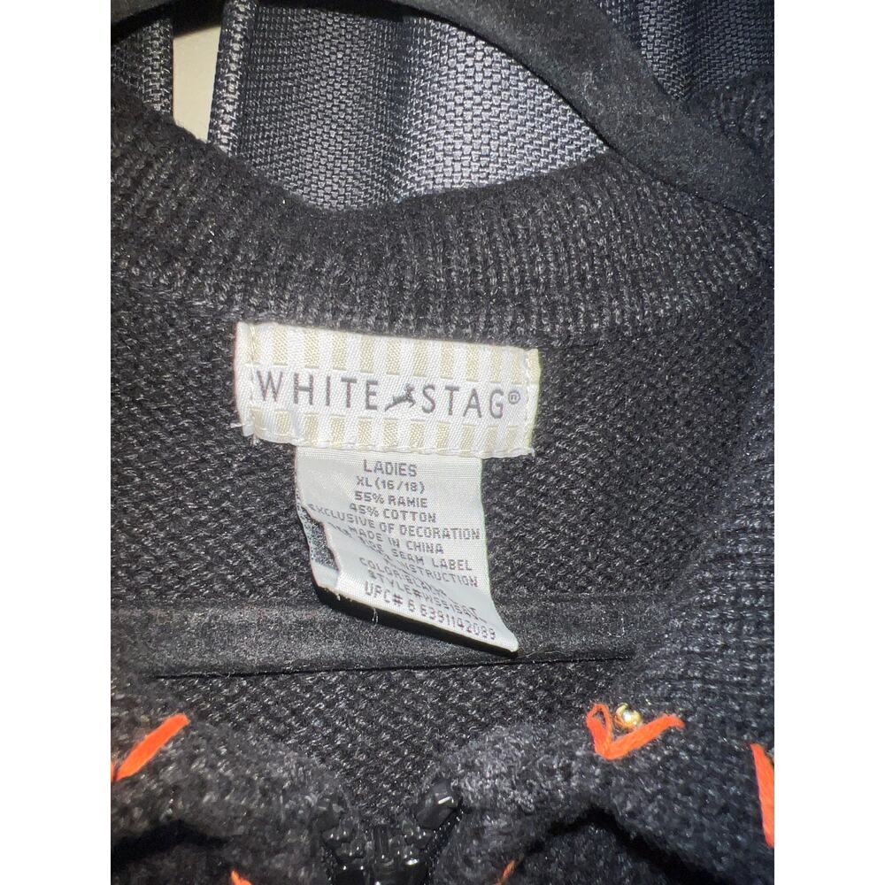 Ugly Halloween Sweater Xmas Pumpkin Sweatshirt Crewneck Size XL - Picture 3 of 5